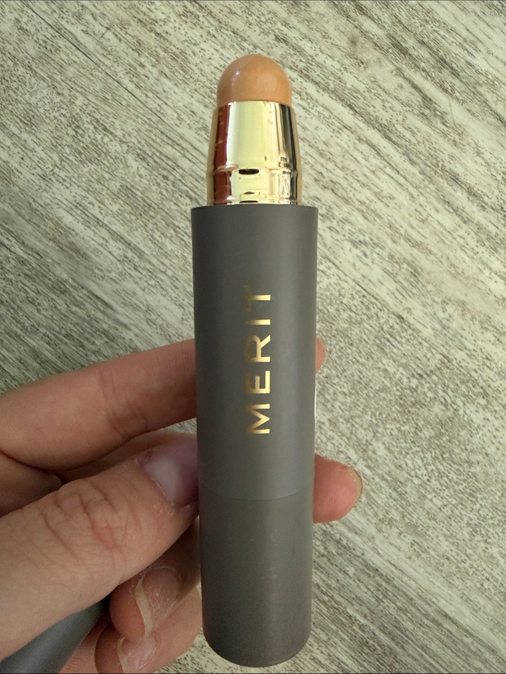Merit complexion stick in ochre no box